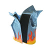Light Blue Flames Vest Harness - FURRPLAY