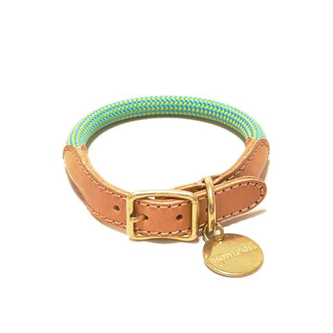 Howlpot We Are Tight: Rope Dog Collar| Palm Tree - FURRPLAY