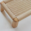Wooden Paper Wicker Cat Bed